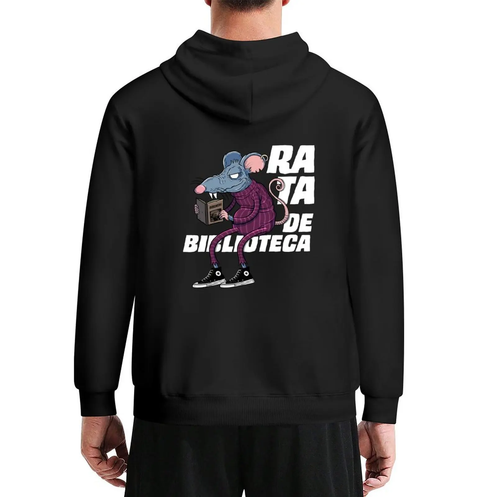 

It's Just a twisted rat that loves Bukowski Hoodie autumn new products men's coat men's autumn clothes autumn graphic hoodie