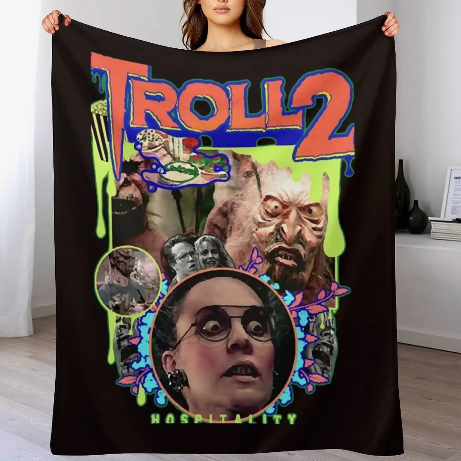 Troll 2 Throw Blanket Retros Furrys Soft Big Winter beds Blankets