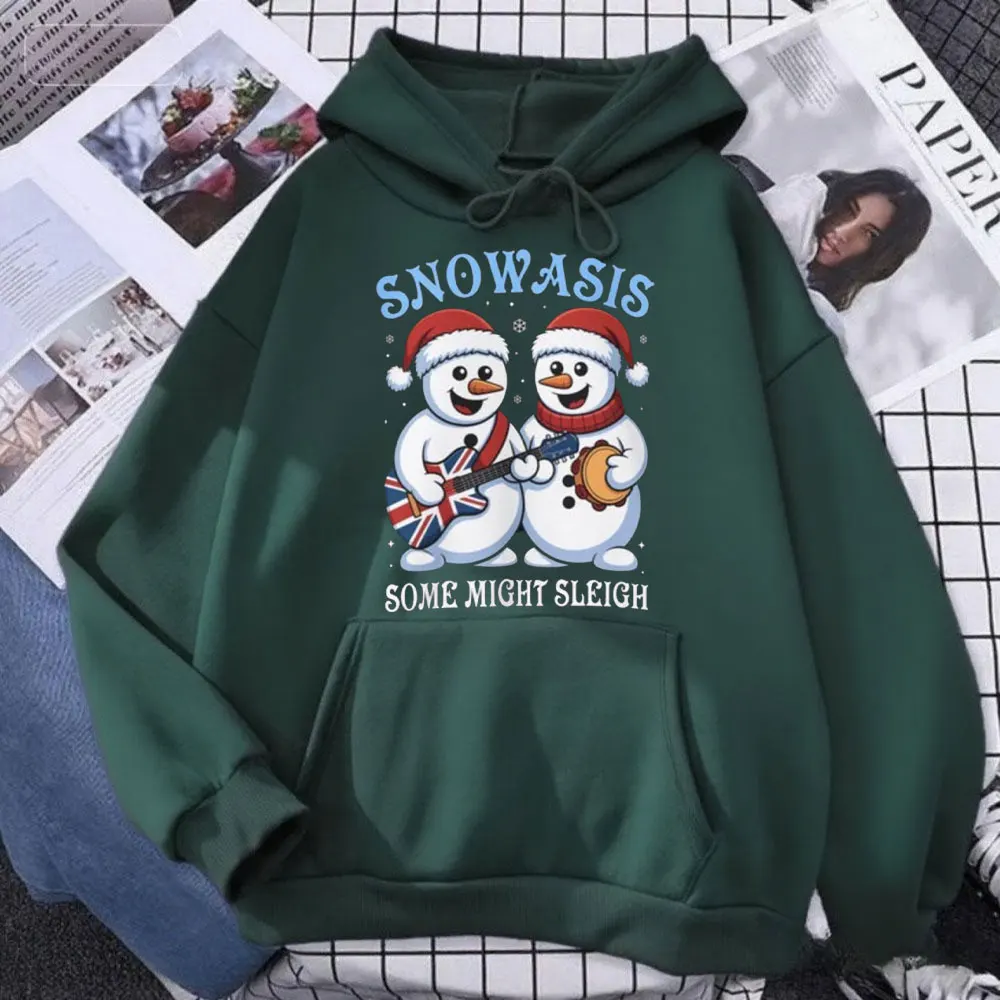 Snowasis Some Might Sleigh クリスマス ジャンパー 面白いクリスマス ミュージック バンド パロディ パーカー 音楽愛好家 クリスマス ジャージ パーカー