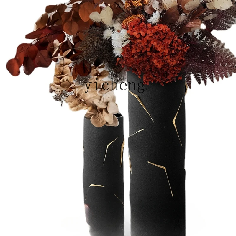 

Xl Dried Flower Creative Ceramic Vase Living Room Entrance TV Cabinet Desktop Flower Device