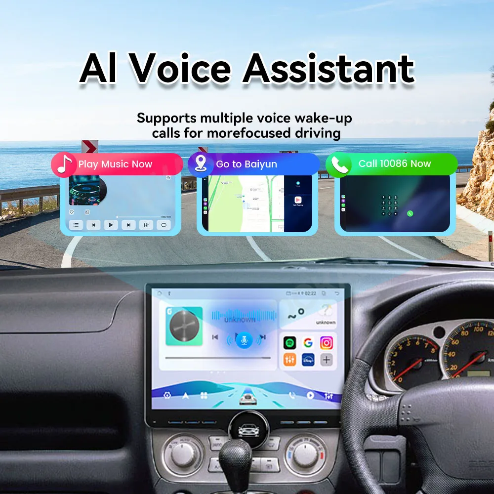 Android 15 Radio For Honda Stream 2001~2004 Multimedia GPS Intelligent Navigation Screen Car Stereo Receiver player Head Unit