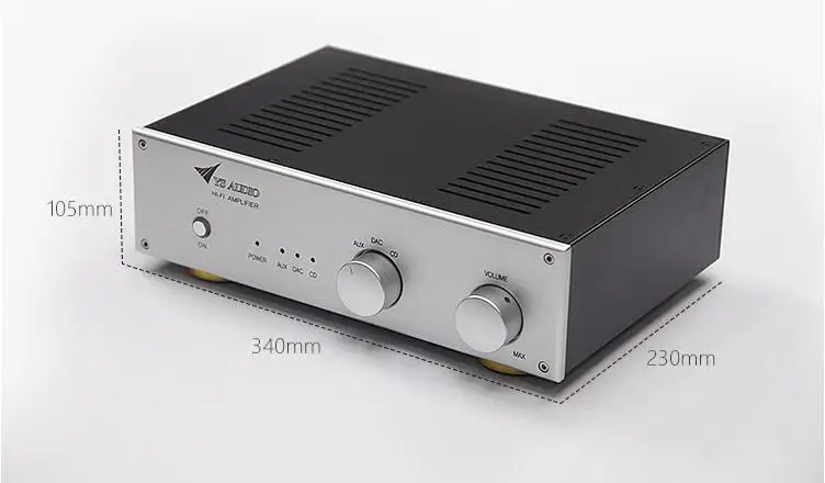 หลอดสเตอริโอแอมพลิฟายเออร์ HiFi D1อ้างถึงวงจร MC220ของ Mcintosh ที่มีอินพุต3ทาง
