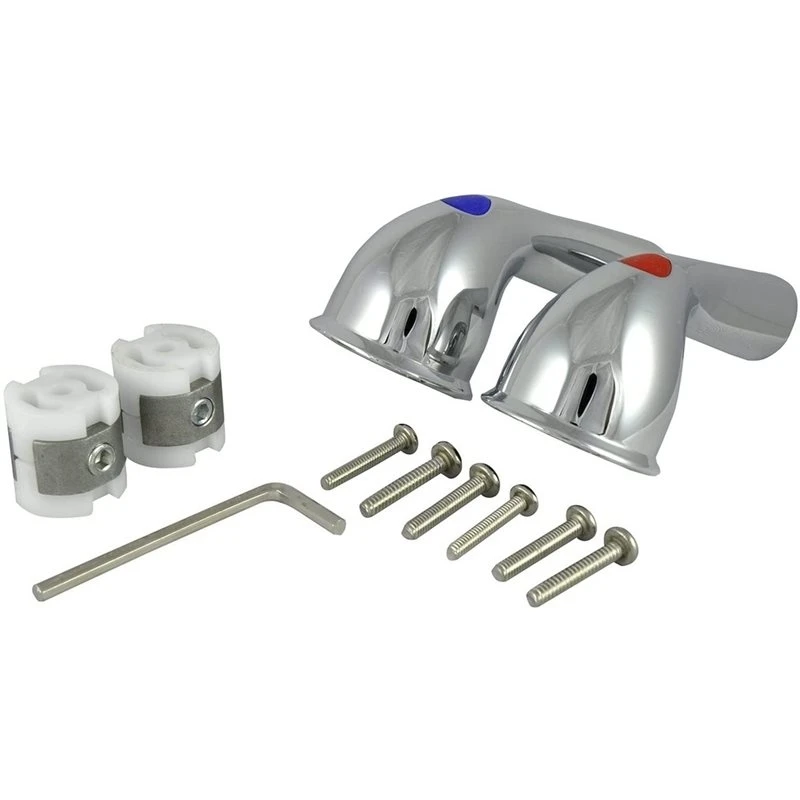 

AB13-Pack Of 1 Chrome Lever Handles For Faucets-Danco 80022 Ergonomic Design, Metal Construction