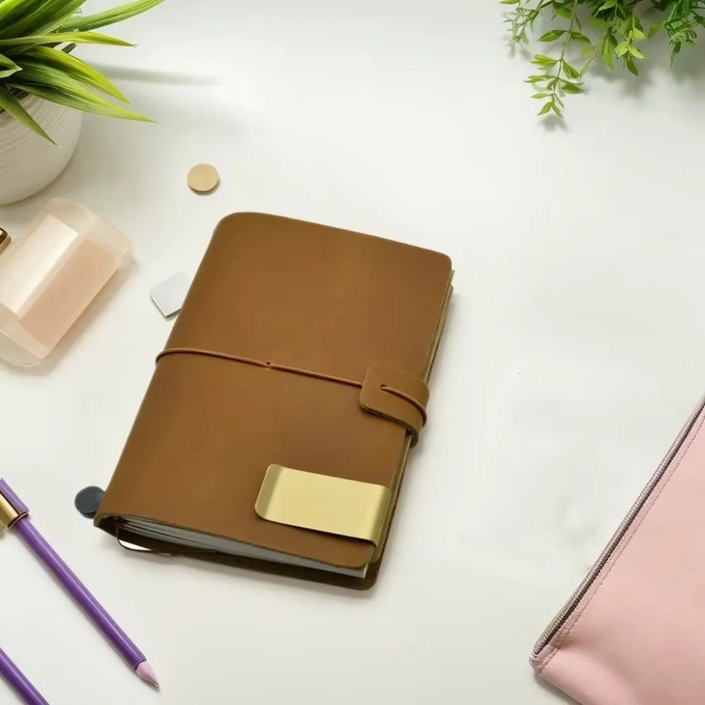 Notebook Tool Metal Metal Paper Clip Stationery Multi-purpose Pen Holder Bookmark Tool Reading Accessory