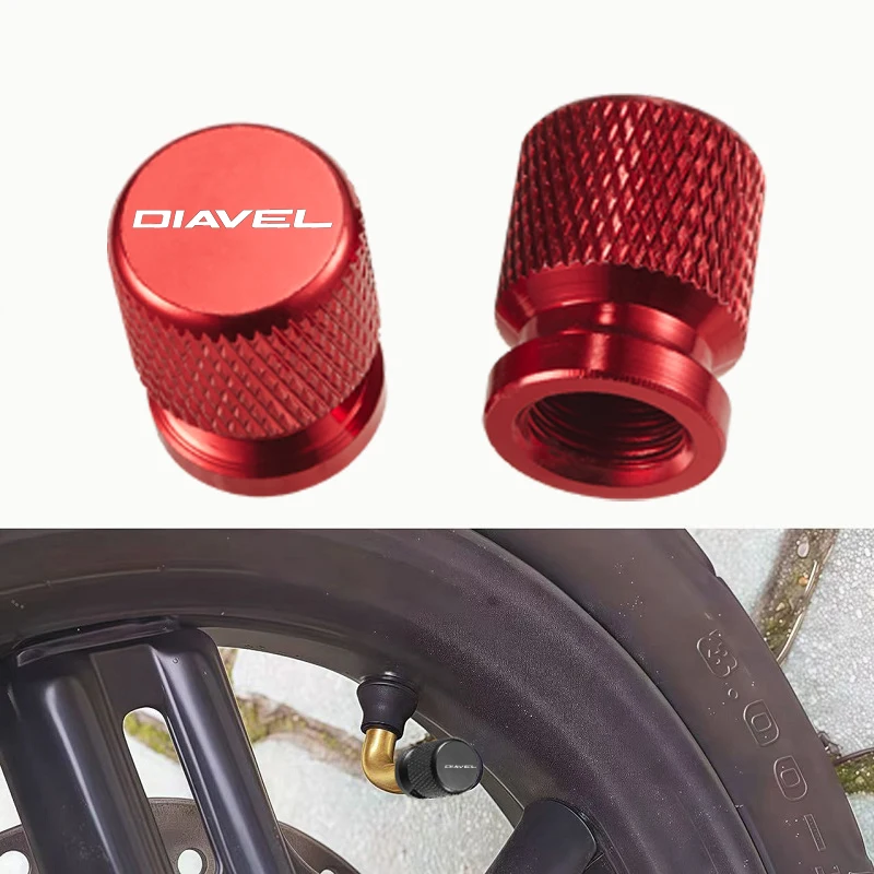 

Комплект из 2 колпачков для вентилей колес мотоцикла Ducati Diavel 1260 2021, Diavel 1260 S 2019-2026, Diavel 1260 2020-2026