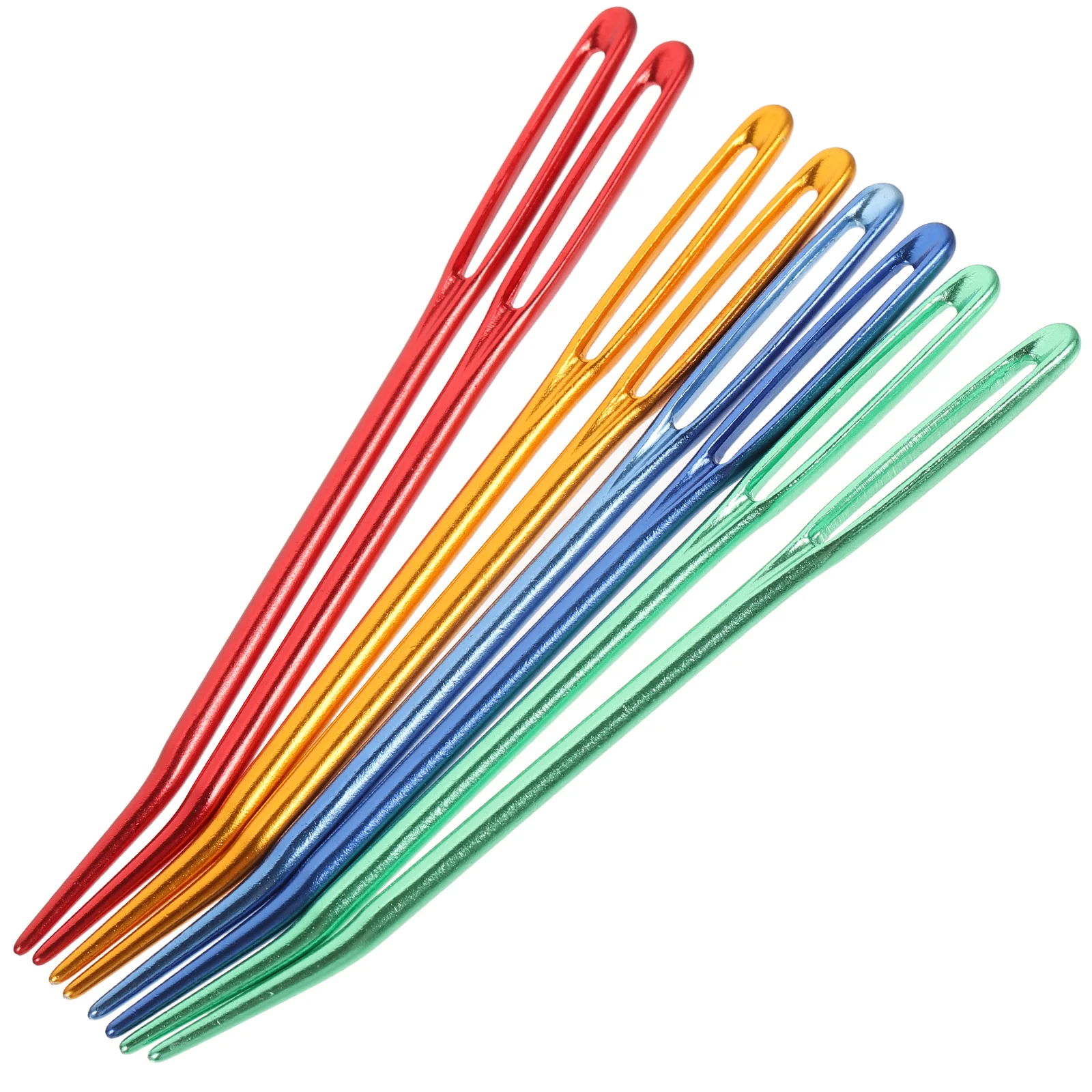 

8pcs Compact Yarn Large Eye Blunt Darning Tools Household Sewing Needles For Knitting Crochet Projects Portable Tapestry Needles