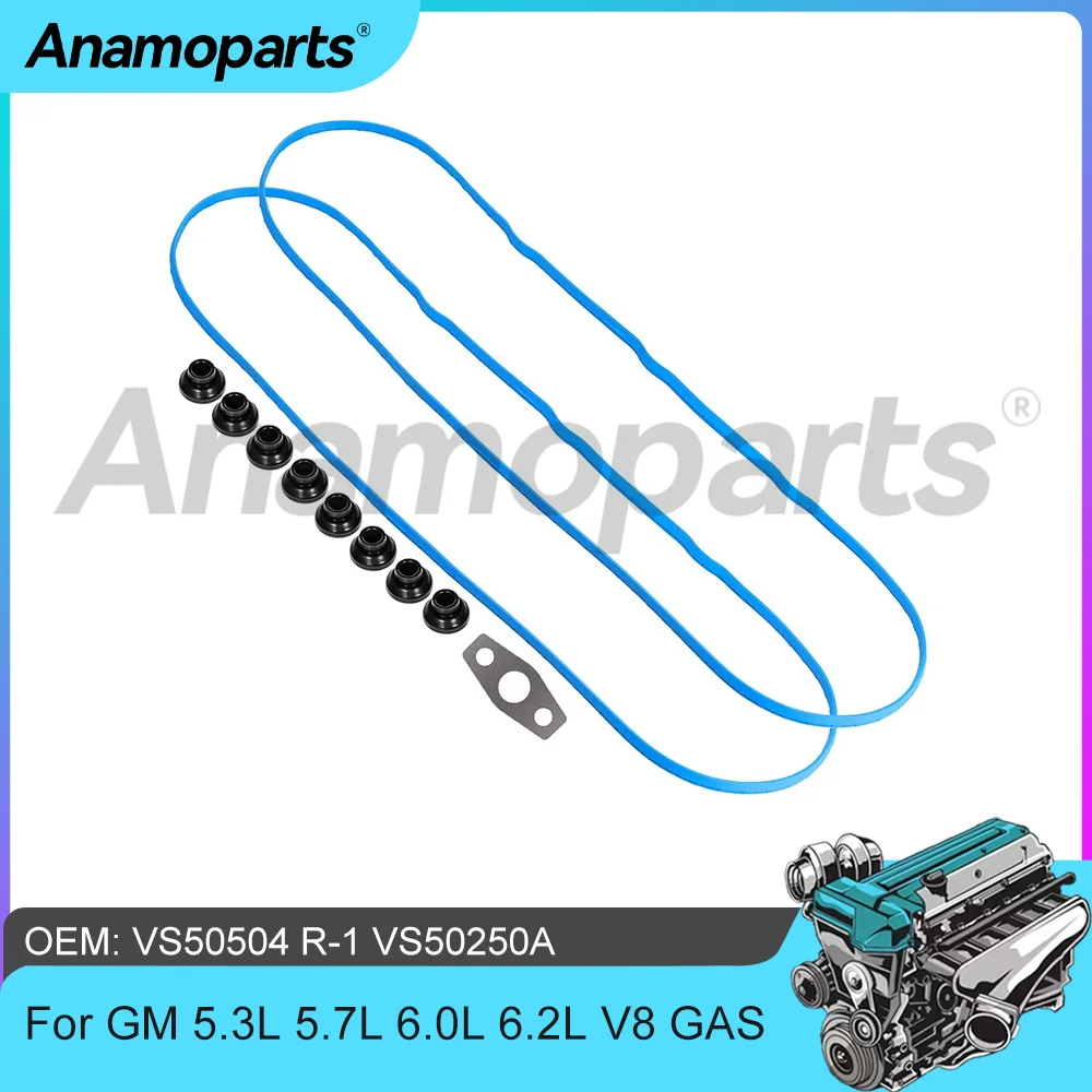 Engine Parts Valve Cover Gasket Set For Chevrolet Camaro GMC Savana Cadillac CTS Hummer Pontiac 4.8 5.3 5.7 6.0 6.2L VS50250A