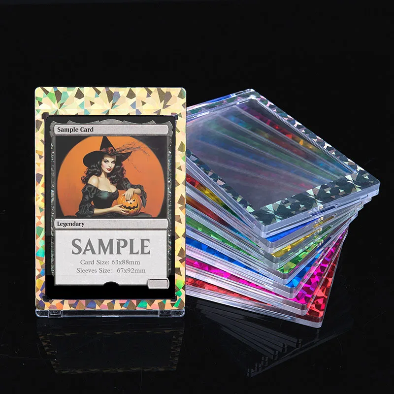 

25 упаковок, 35-точечная защита для кирпичей золотого/зеленого/серебристого/розового-фиолетового/красного цвета для бейсбольных и коллекционных карточек