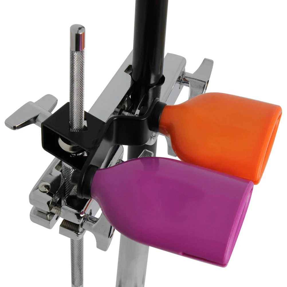 

Muyu Cowbell Percussion Instrument Block Drum Accessory High Low Tone Professional Toy Kids Educational Musical Sound