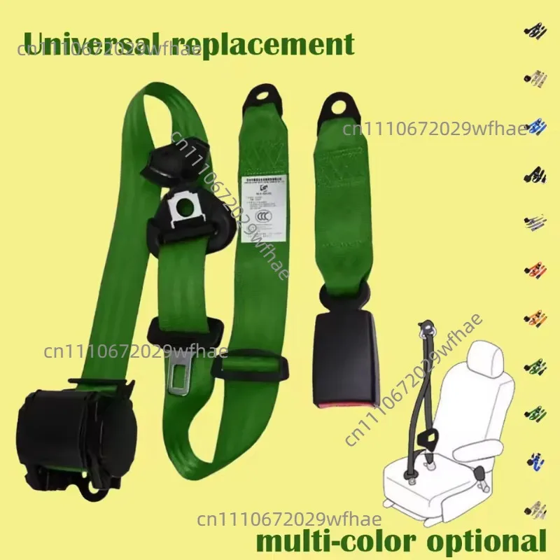 Universal Self-Winding Shrink 3-Point Seat Belt Lap with Car Seat Belt Adjuster Lock Seat Retractable Auto Safety Belt