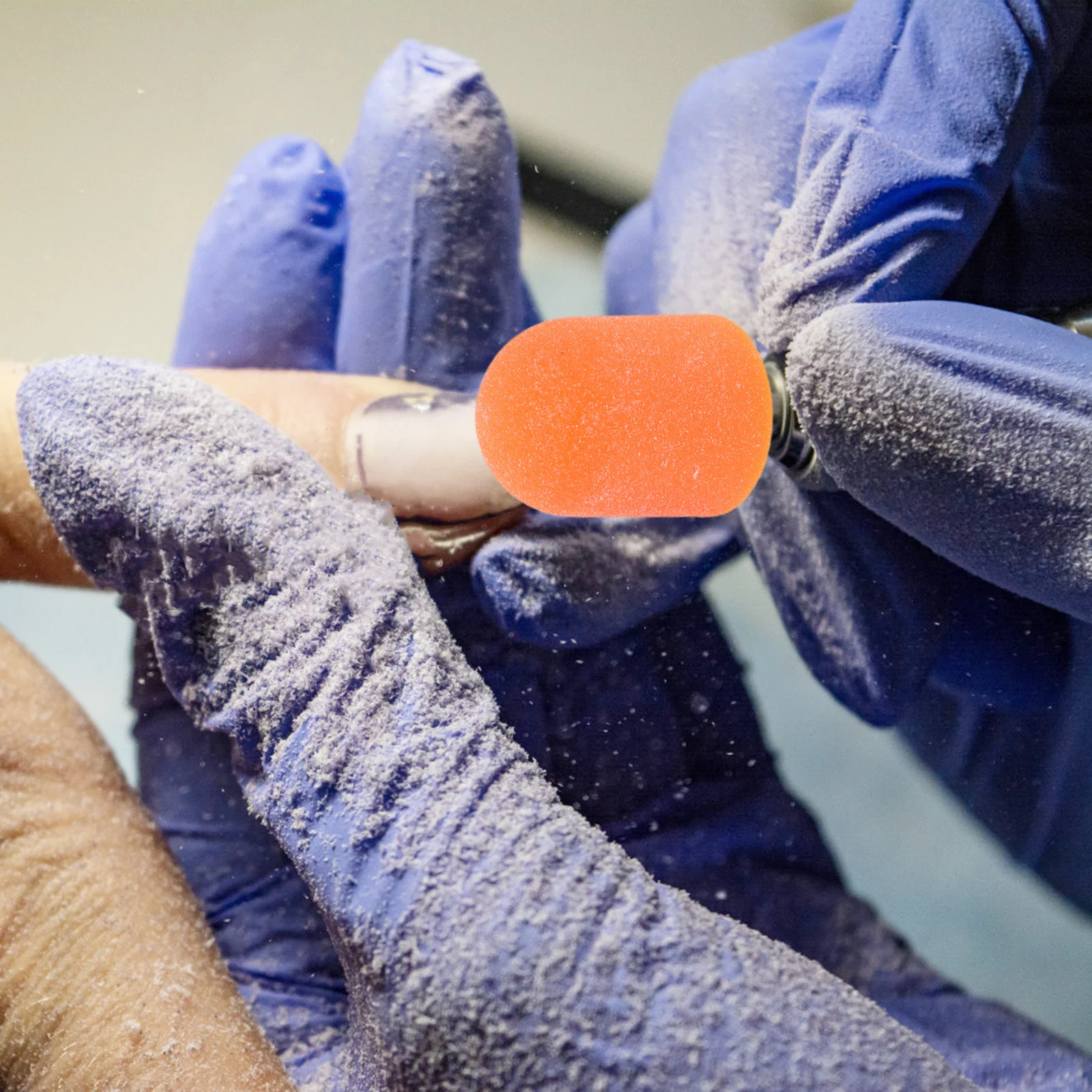 1Set Elektrische Nagelboor Schuurbanden Fijne Korrel Doorn Nail Bit Kleine Schuurkappen voor Acryl Gel Pedicure manicure