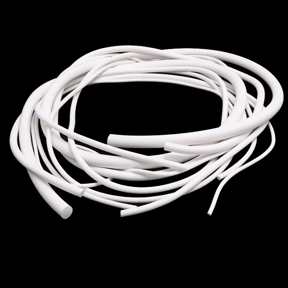 Silicone rubber sponge strip White Closed Cell Circular Foam Backer Rod Seal