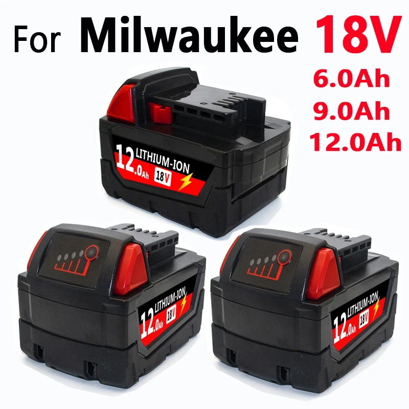 

Аккумулятор 2604-20 для Milwaukee M18 1815 Ач m18 Аккумулятор для Milwaukee 18 в 48-11-1850 48-11-2604 2708-22-22 аккумулятор для электроинструмента