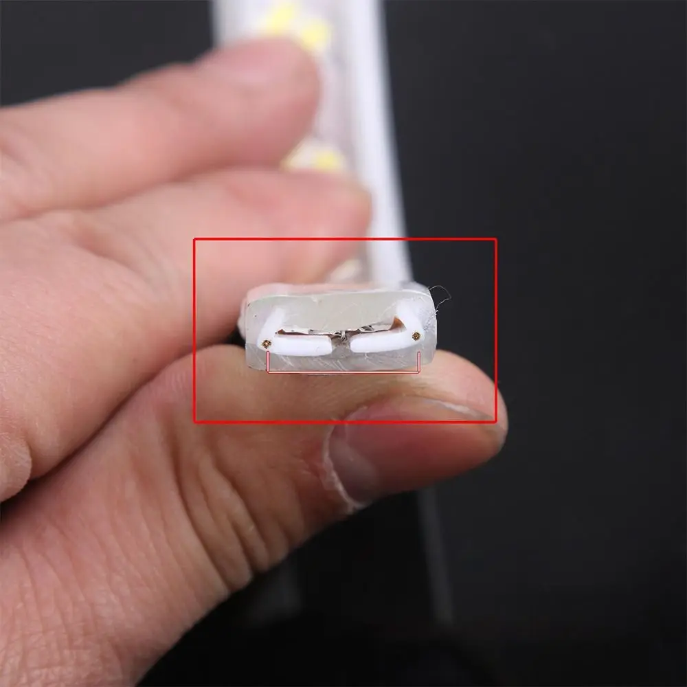 Neon Strip Corner Connector I Shape Middle Connectors 2 Pin 3Pin For 2835 SMD Single Color/RGB LED Strip Lights