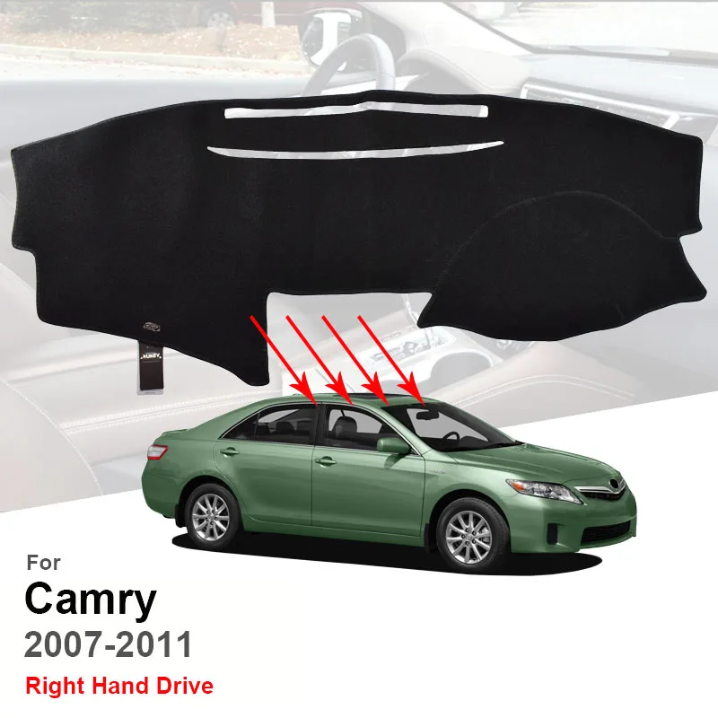 Dla Toyota Camry Kamuri Daihatsu Altis 2007 - 2011 Dashmat Dash Mat Dashboard Cover Pad Sun Shade Dash Board Cover Carpet