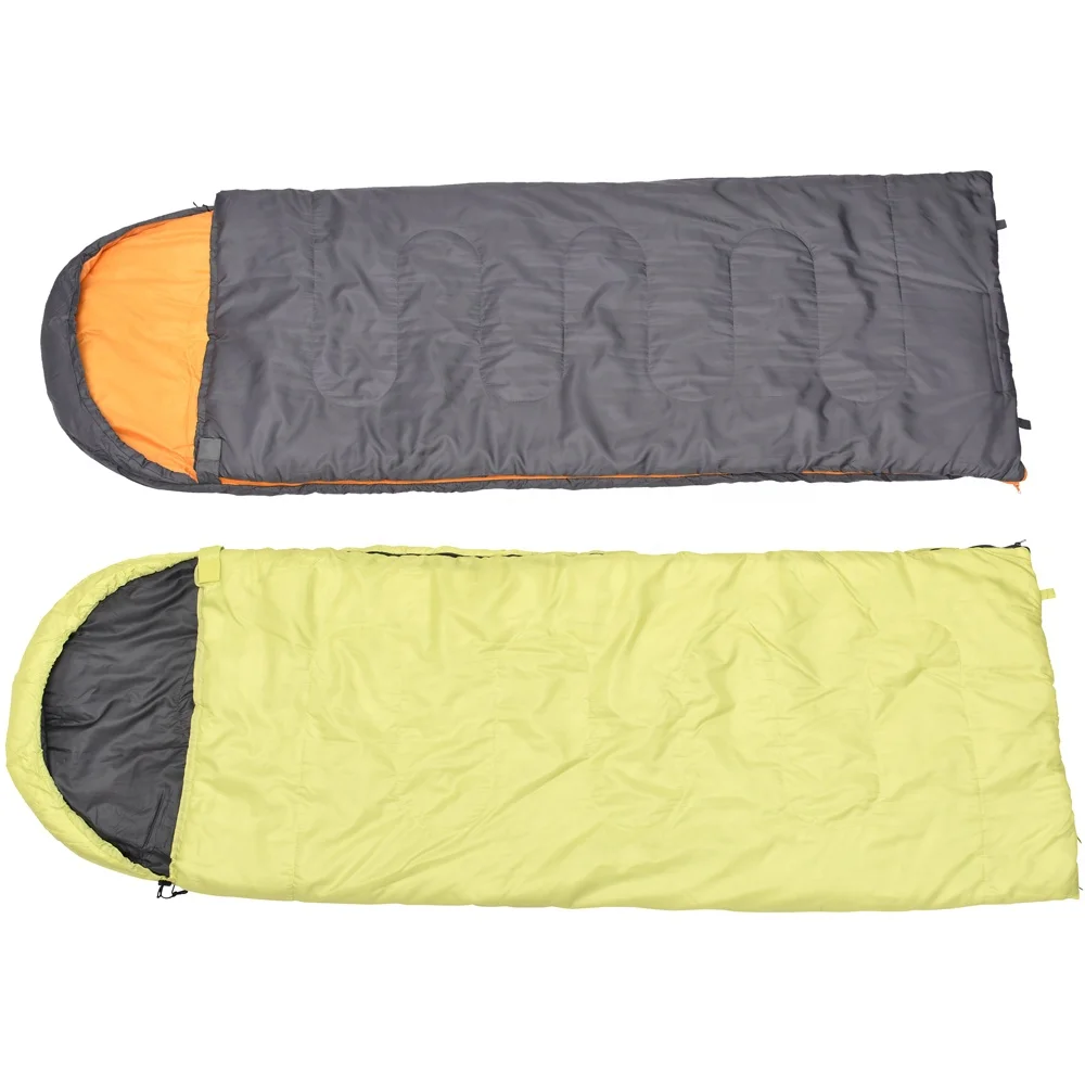 210T Polyester 0.3 checked matte waterproof sleeping bag envelope backpacking camping sleeping bag