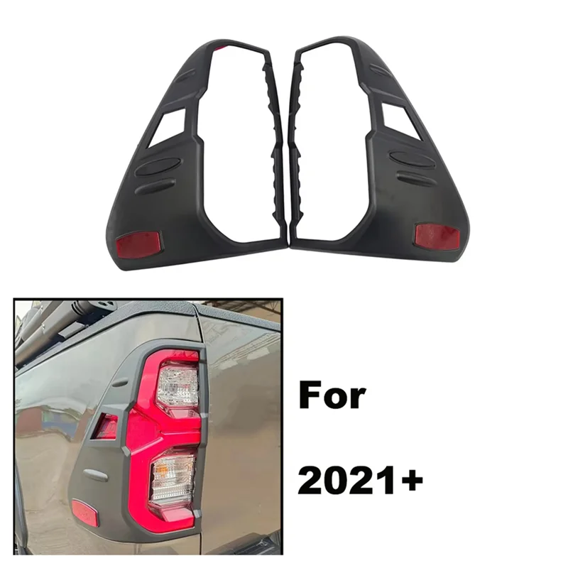 

For Toyota Hilux Revo 4X4 Car Taillight Cover Rear Fog Lamp Cover 2021 2022 2023 Year Models Auto Accessories