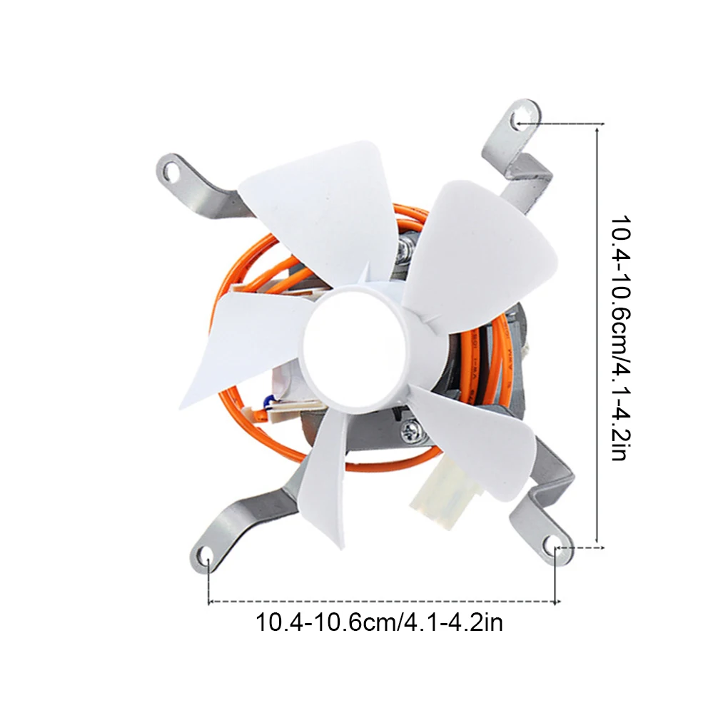 Imagem -06 - Ventilador de Indução Velho com Motor Durável Lâminas de Nylon Brancas para Grill Pit para Traeger Substitua