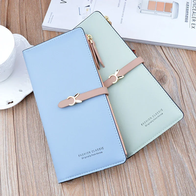 New Arrival Luxury Long Wallet Purses for Women Trend Slim Wallets Female Clutch Bag Birthday's Gift Ladies Credit Card Holder