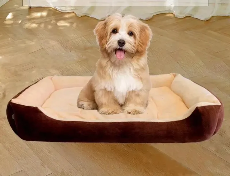Weiche Plüschmatratze für kleine Hunde und Katzen, bequeme Schlafmatte, ideal für Welpen und Chihuahuas. – Detail 2