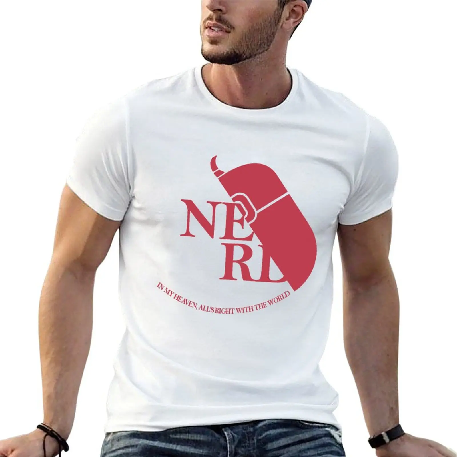 NERV Nerd Mouse T-Shirt Plus Size Simple Casual Top