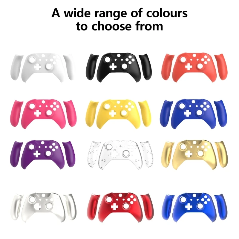 Replacement Front Back Cover Housing Case For Slim Controller Game Console Repair Front Housing