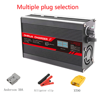 29.4V Charger Smart Aluminum Case Is Suitable 29.4V 10A For 7S 25.9V LCD Dispay Li-ion Lipo Battery OLED Display Fast Charger