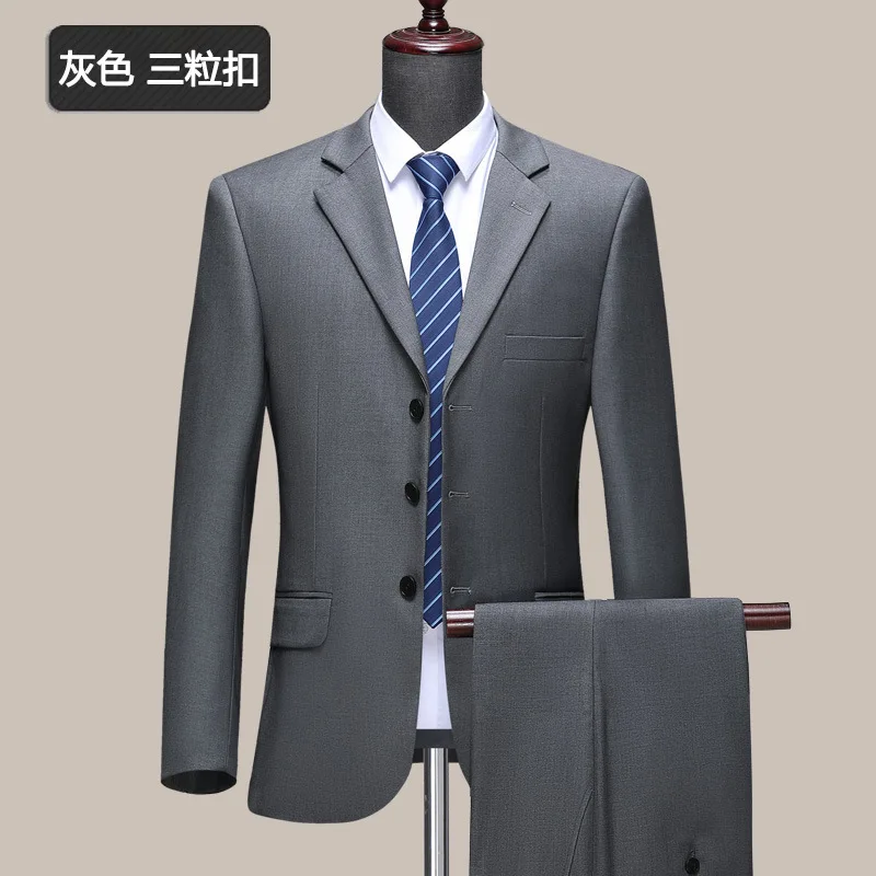 

ZX150Korean style suit private classic groom best man suit men's suit set slim banquet dress