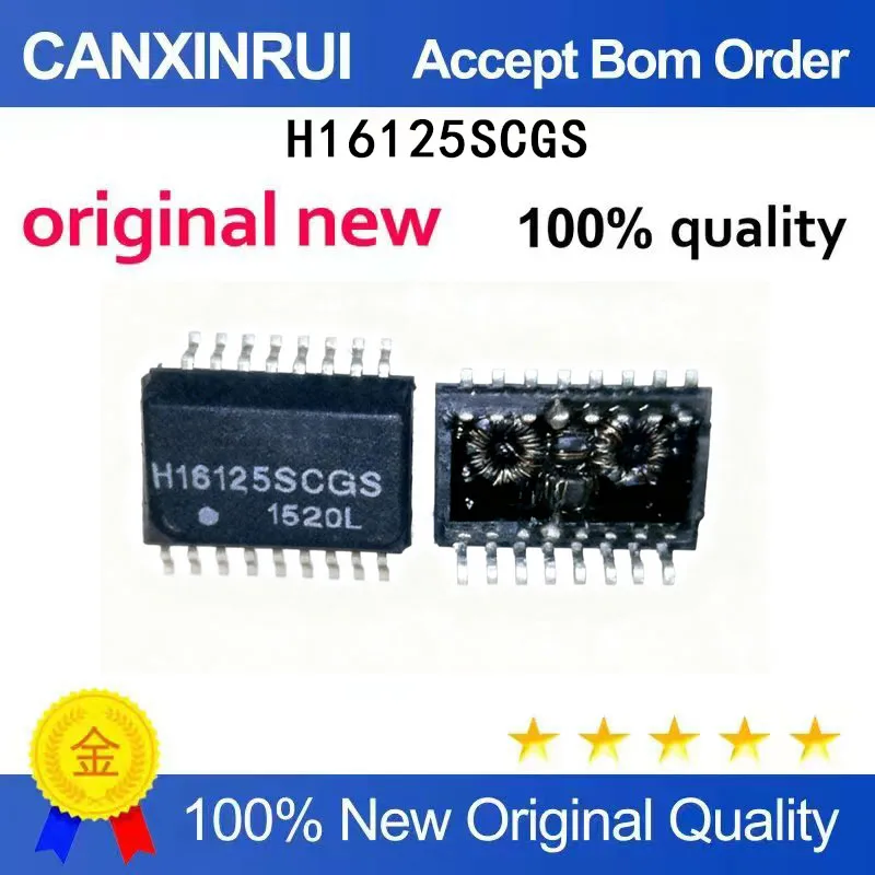 (5-100 Pieces) Brand new original H16125SCGS patch network transformer SOP16