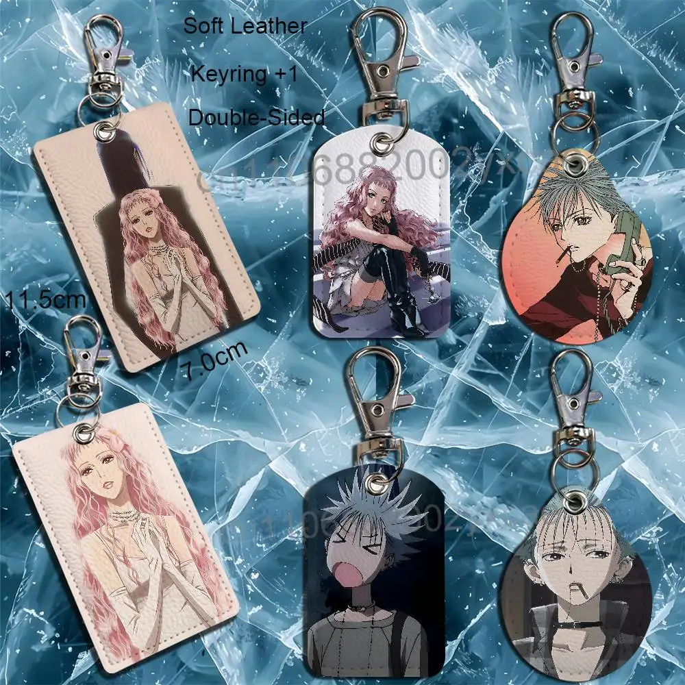 Reira Serizawa Okazaki Shinichi NANA Holder For Bank Business Work Card Holder Student Card Case Bus Card Keychain