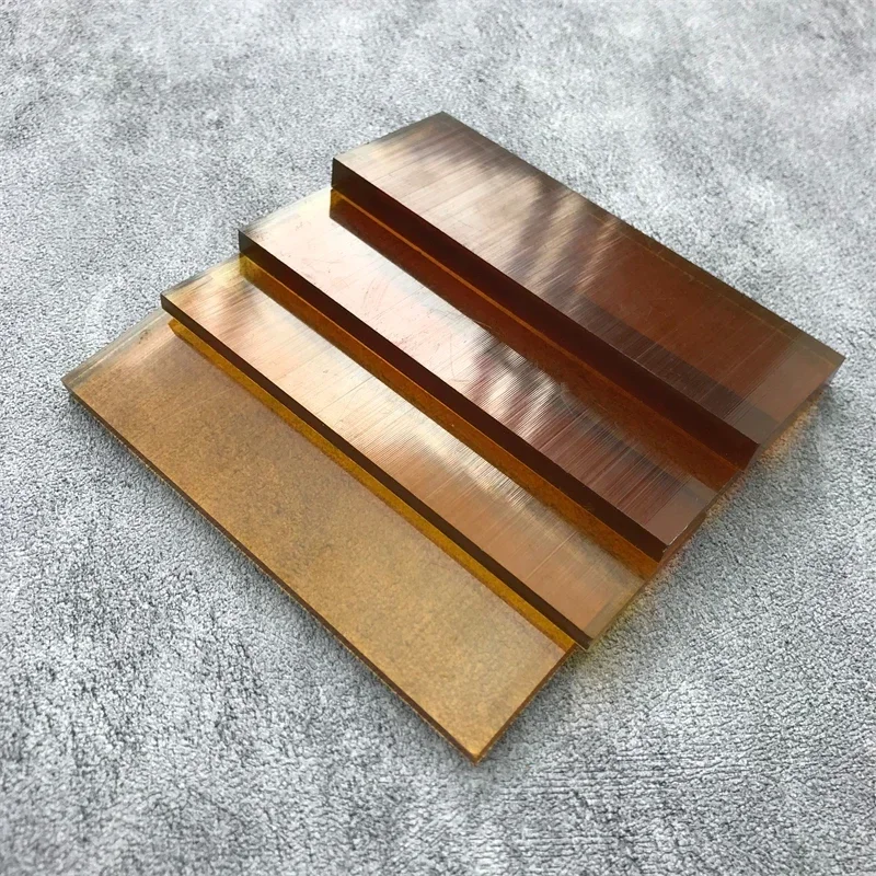 1 Piece - Polyetherimide Sheets, CNC Machinable Amber Resin Plates, PEI Plastic Sheets, DIY Handle Material