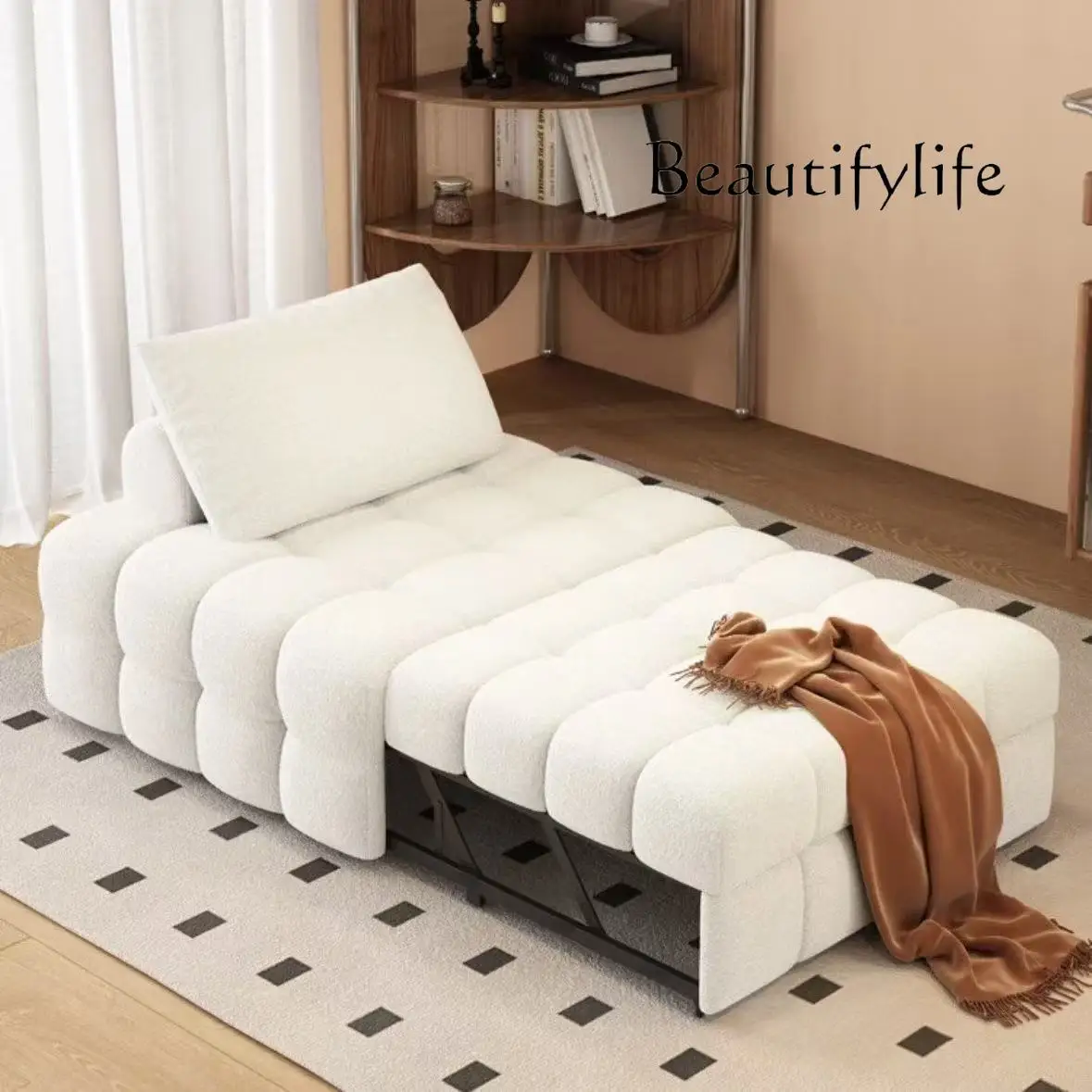 

Single and double sofa bed folding dual-purpose 2024 new small apartment living room multi-functional two-in-one