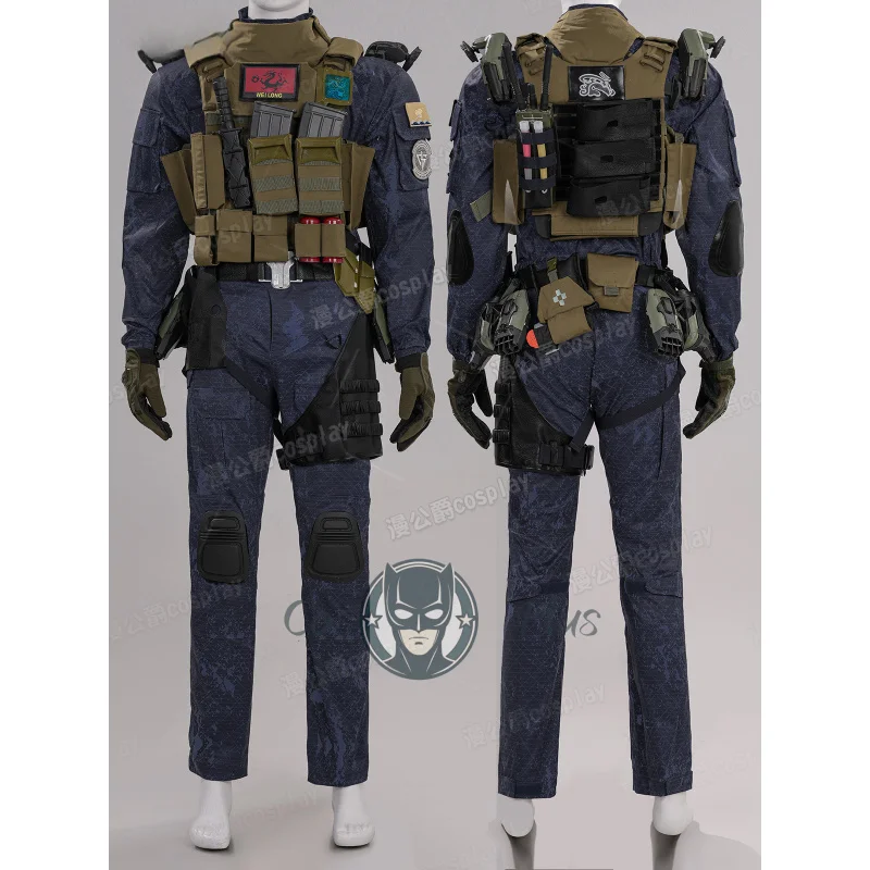 دلتا فورس: هوك اوبز لونغ وي أزياء تنكرية موحدة للهالوين كرنفال حفلة عيد الميلاد لعب الأدوار الملابس الملابس