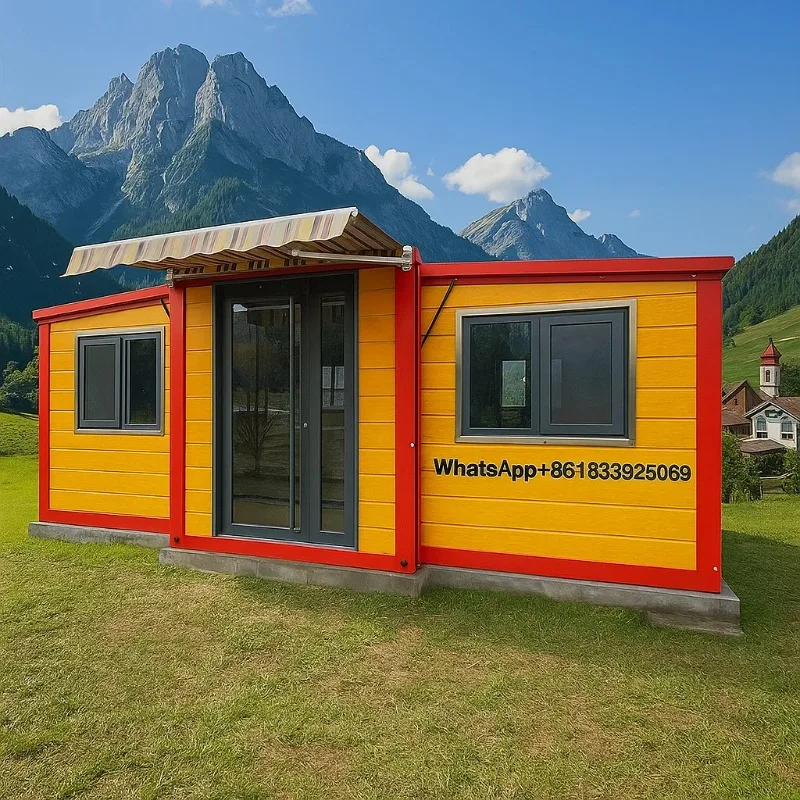 YG Customized 20ft Easily Assembled Modern Modular House Cabin Casas Prefabricadas Prefab Tiny Homes Expandable Container Houses