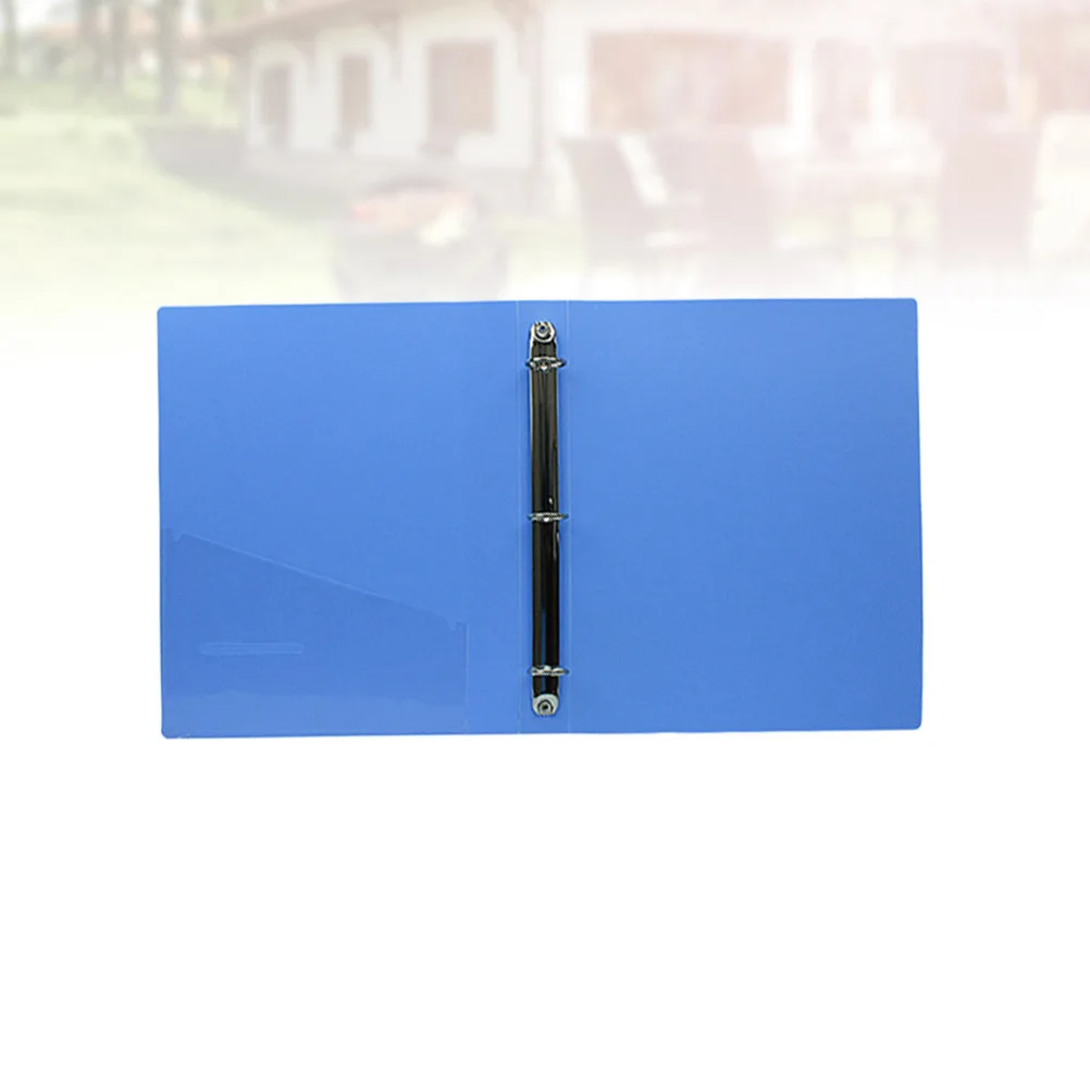 3 فتحات A4 البلاستيك رافعة قوس مجلد ملفات منظم وثائق الثقيلة لمجلدات تخزين القرطاسية المكتبية مع فتح واسع #5