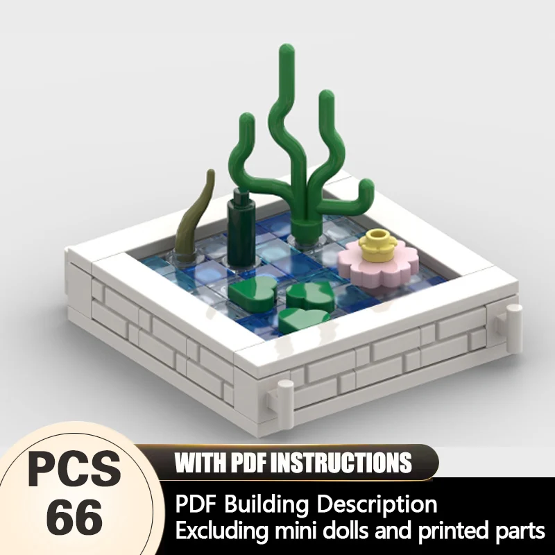 

Creators Animal Series Model MOC Building Bricks Underwater Scene Modular Technology Gifts Holiday Assemble Children Toys Suit
