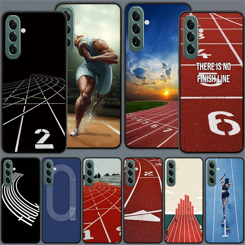 Track And Field Track Phone Case For Samsung Galaxy M52 M51 M32 M31 M30S M21 M12 M11 A70 A50 A40 A30 A20 A10 A9 A8 A7 A6 Plus A9