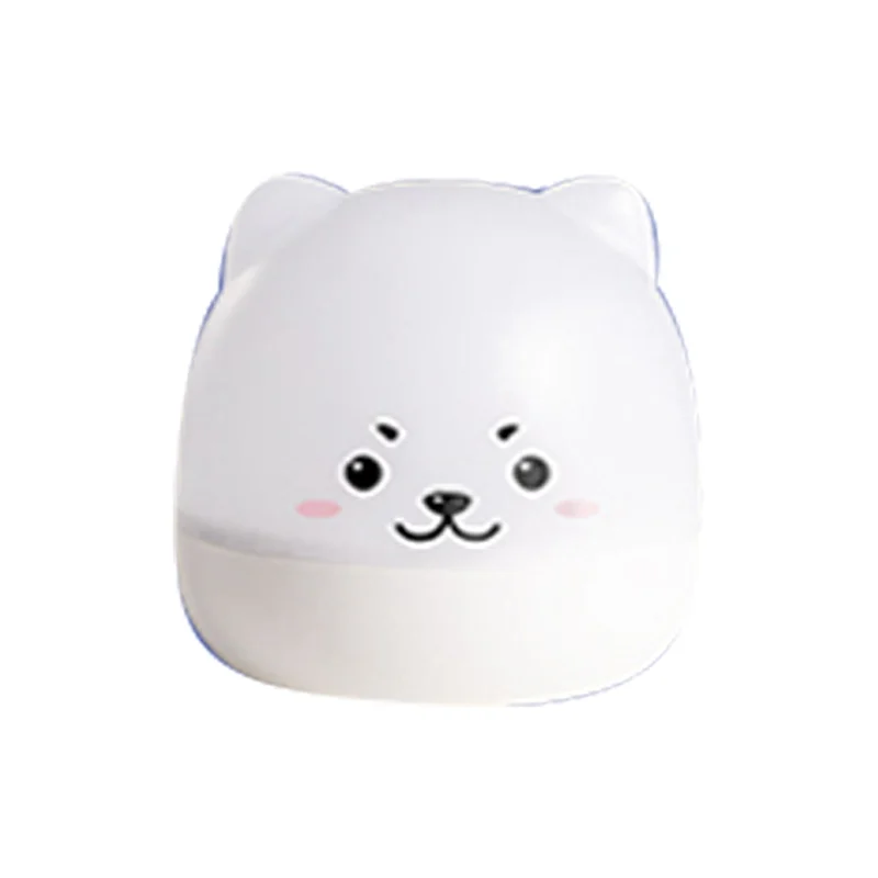 A26F-LED Night Lamp For Kids Cute Bear Starry Children USB Rechargeable Rotate Light Music Projector Lamp For Bedroom Bedside