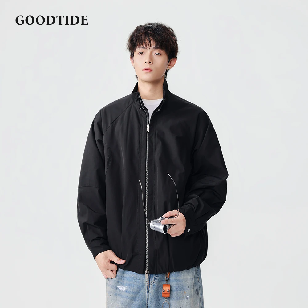 

Fashion Men's Casual Full Zip Jacket 2025 Winter New Stand Up Collar and Windproof Design Daily Wear Outerwear Top