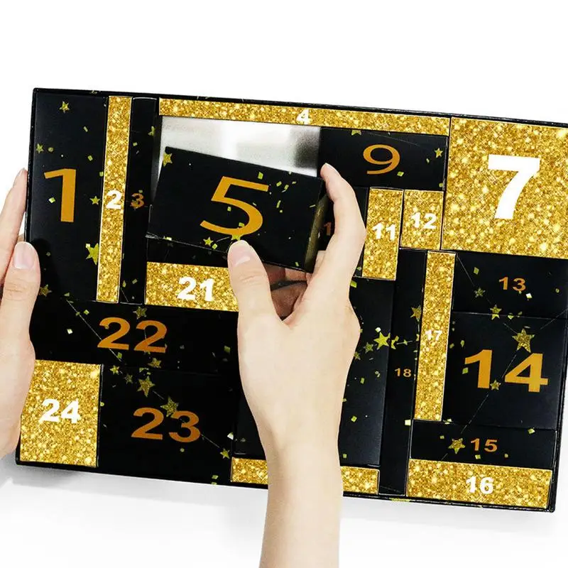 Advent Calendar 2024 Beauty Countdown Calendar Makeup Kit Countdown To Christmas 24 Days Make Up Set Cosmetic Calendar Gift box