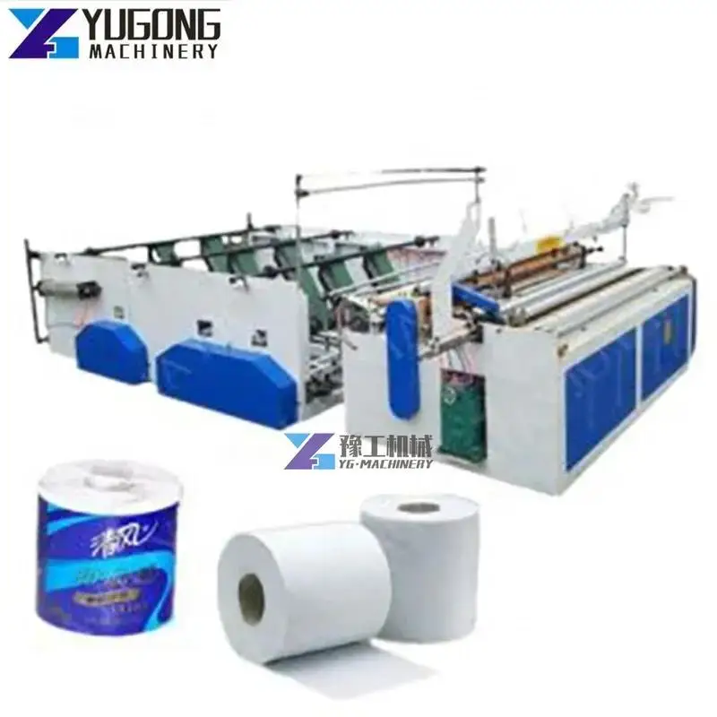 YG Automatic Toilet Paper Embossed Rewinding Machine Small Toilet Tissue Paper Making Machine Toilet Paper Making Machine