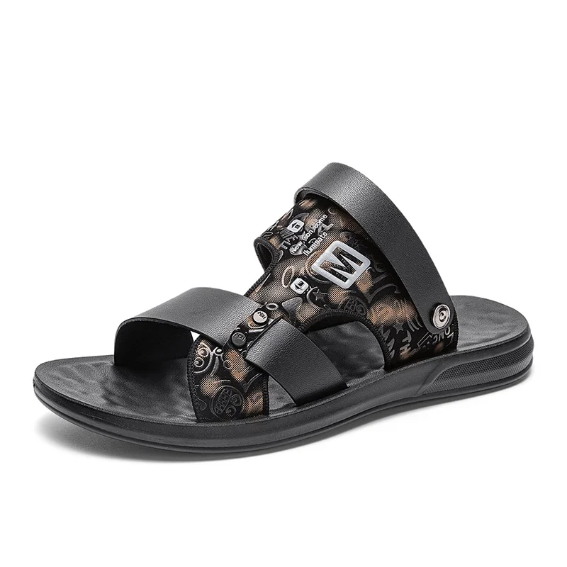 

Motorcycle ‌Fashion Sleeve Design Casual Open-Toe Men's Sandals - Summer Breathable Versatile Flat Sandals