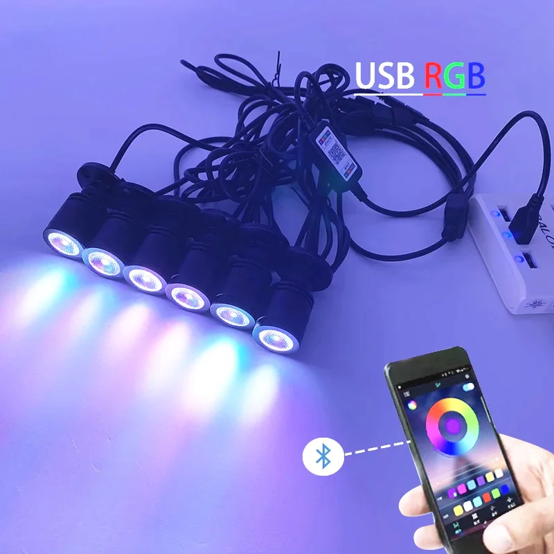 usb-5v-led-smartphone-bluetooth-app-controle-rgb-led-downlight-contador-de-vinho-boneca-display-kit-garagem-caso-prateleira-mini-holofote