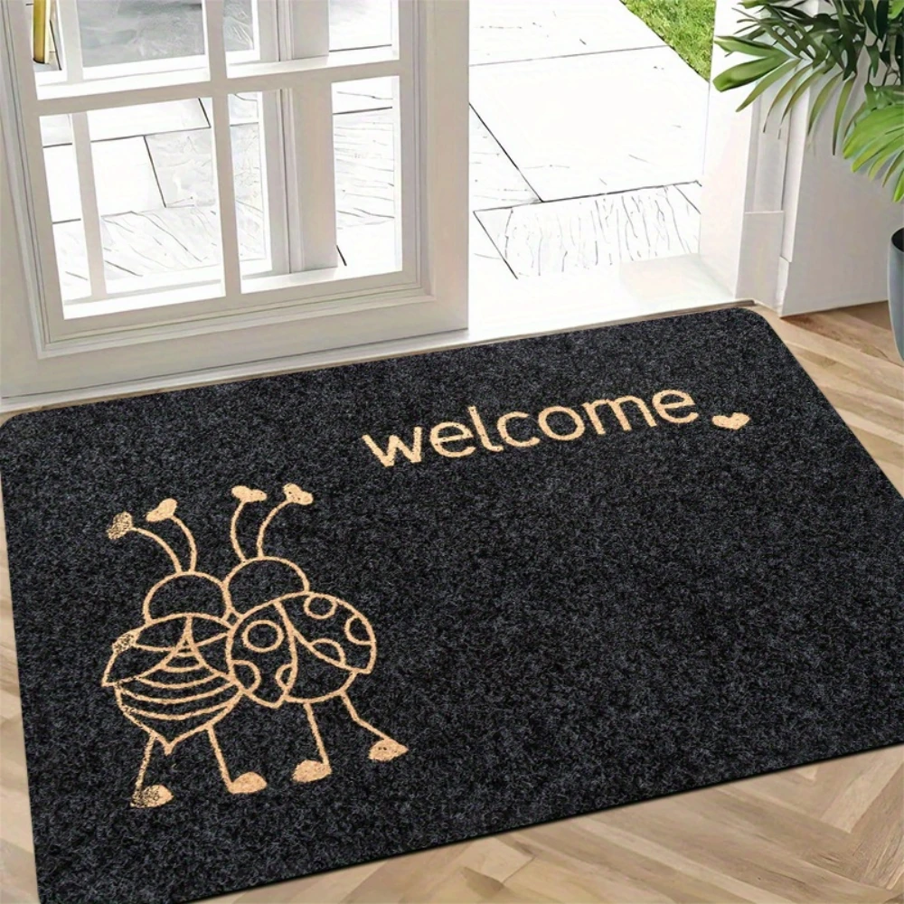 Washable Animal owl Floral Welcome Doormat Floor Rug Living Room Hallway Inside Door Unique Household Floor Mat