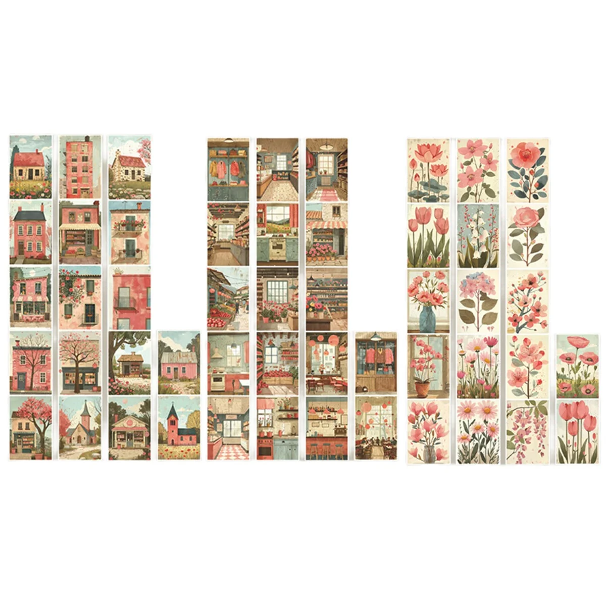 

ABXK 3Rolls/Bag Large Size Tape DIY Handbook Material Decorative Stickers A