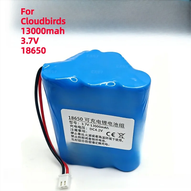 

For Cloudbirds 13000mah 3.7V Solar Monitoring Battery 3.7V Outdoor Garden Light Camera Battery Emergency Power Supply Universal