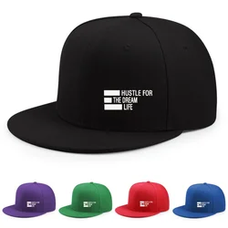 Hats for women in spring and summer, outdoor flat brimmed hats for men, hardtop breathable wide brimmed hip-hop hats, American s