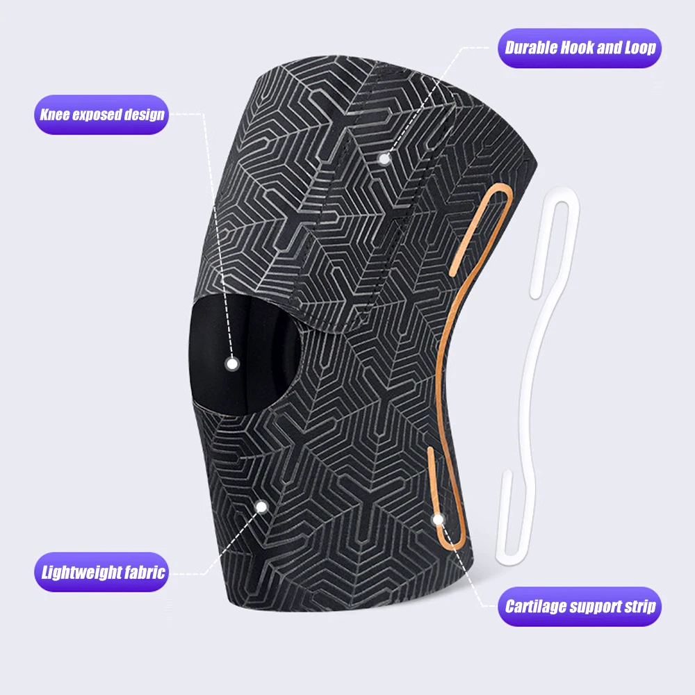 RGGMQQ 1Pair Winter Knee Warmer for Women Men, Soft Knee Braces Leg Sleeves for Cycling Runing Arthritis Thicken Leg Stocking