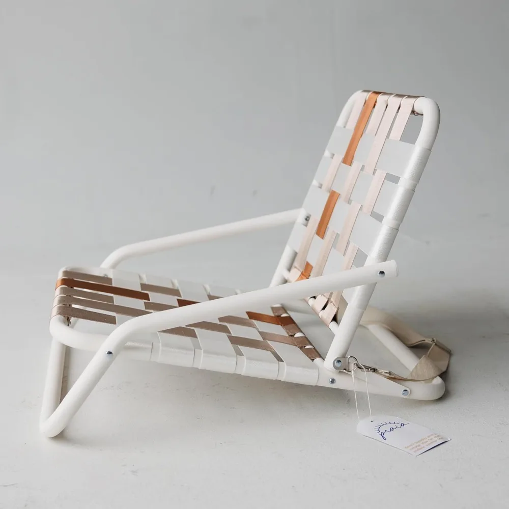

Retro Lightweight Beach Chair – Foldable & Portable Durable Lawn Chair​