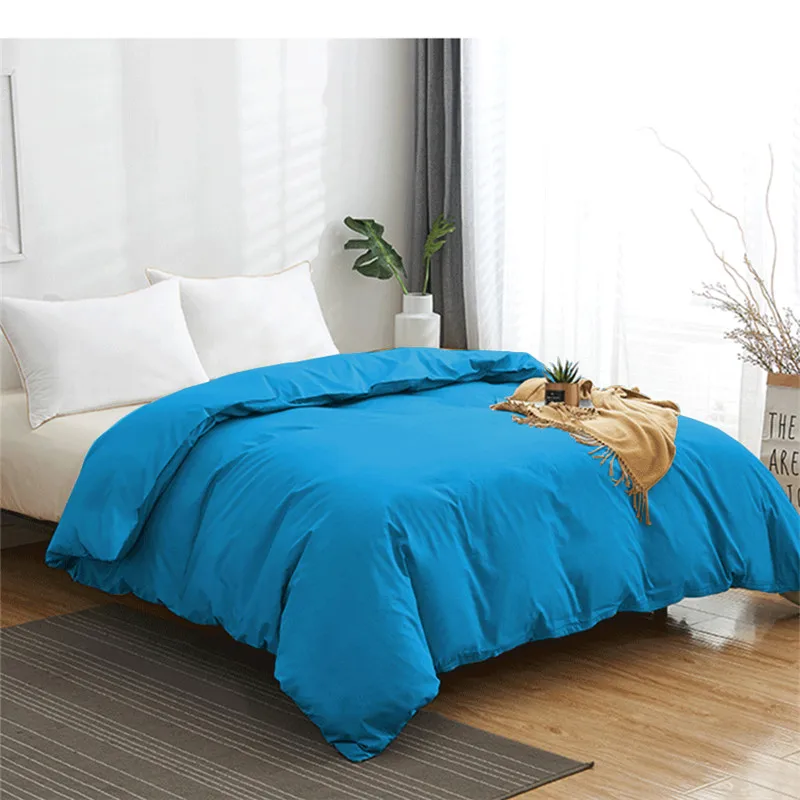 1 Piece 100% Cotton Reactive Dyed High-Quality Natural Fabric Double-Sided Dual-Use Zipper Duvet Cover Can Be Customized